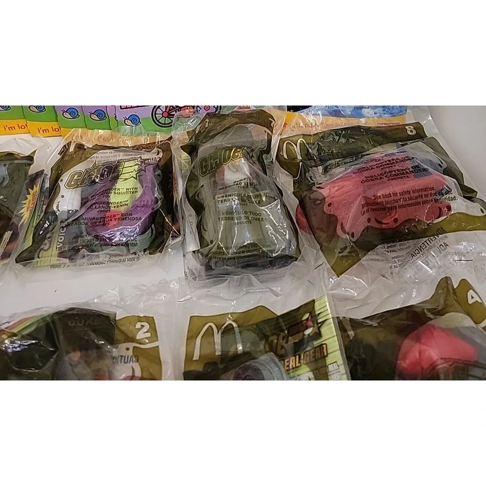 2004‎ McDonalds GI Joe Valor Venom Complete Set 1-8 Sealed w Boxes